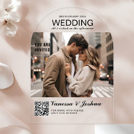 Elegante, Clássico, Monograma, Casamento, Arco, Fo