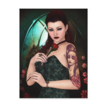 Elegante como um cartão do rosa