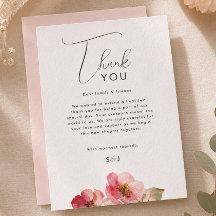 Elegante convite de casamento floral em rosa coral