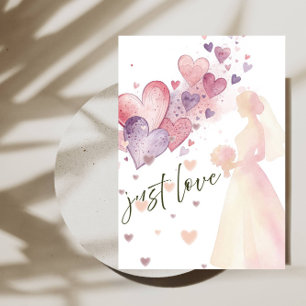 Elegante Convite de Casamento “Só Amor” - Minimali