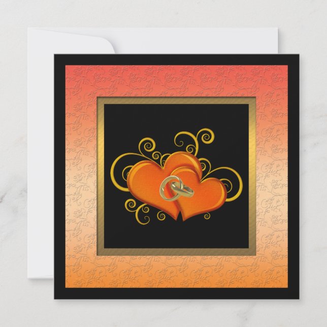 Elegante Convite de Festa de Aniversário de Casame (Frente)