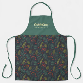 Elegante Cookie Crew Winter Botanic Apron