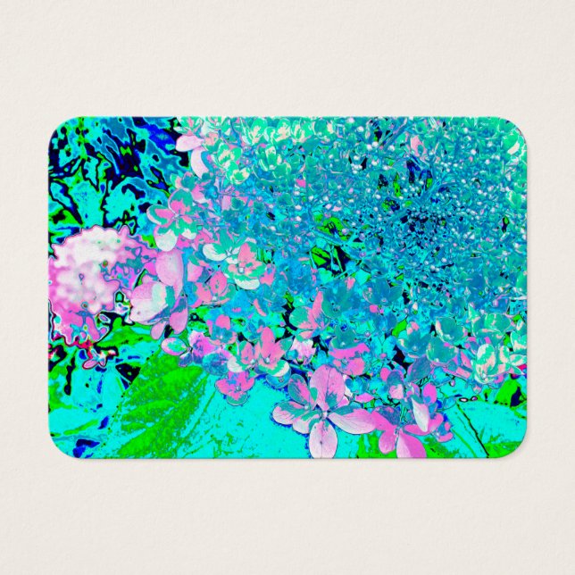 Elegante Cor-de-rosa e azul (Frente)