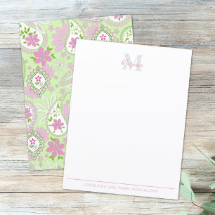 Elegante cor-de-rosa, Na moda pré-disquete, monogr