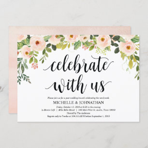 Elegante cora o cartão do convite da refeição