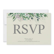 Elegante country floral border rsv[ convite