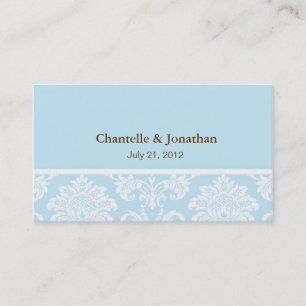 Elegante Damask Cartão de visita
