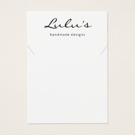 Elegante de colar branco simples