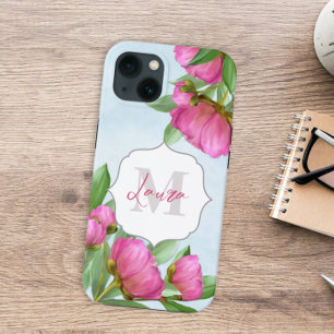 Elegante De Flores De Peônias De Trendy Floral Mon