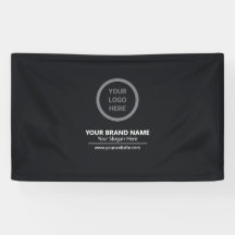 Elegante de marca do logotipo preto personalizado