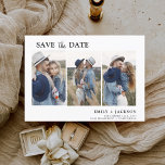Elegante de Orçamento Salve a Data 3 Foto<br><div class="desc">Landscape Horizontal 3 (Moderno e Elegante do Orçamento) Foto Salve o Magnete de Casamento de Data com tipografia de script com letra de mão. O ímã para salvar o convite de data inclui tipografia de script e chic e design simples para a qual você pode adicionar sua fotografia personalizada de...</div>