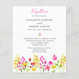 Elegante De Watercolor De Casamento De Flores Selv