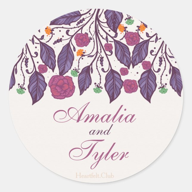 Elegante deixa adesivo (Frente)