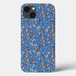 Elegante Deixa Berries Blue Watercolor Floral