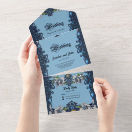 Elegante design celta azul