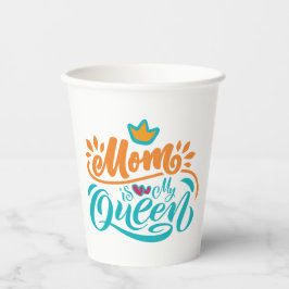 Elegante Design Typografia Mãe É Minha Rainha