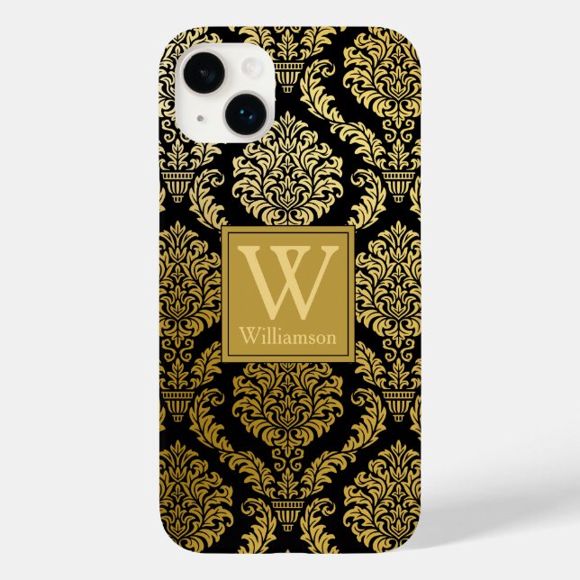 Elegante, Dourado e negro, Impressão personalizado (Verso)