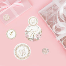 Elegante Dourado, Peony Florals Sweet 16