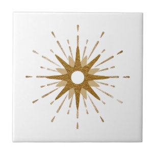 Elegante Dourado Starburst