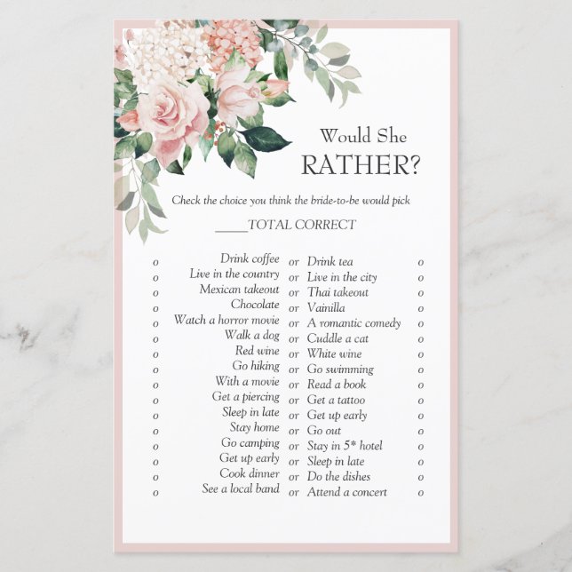 Elegante Dusty Rosa Ela Iria Preferencialmente (Frente)