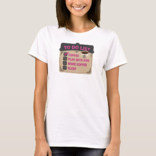 Elegante e Estilosa Camiseta Rosa CAFÉ BRINCADE CO