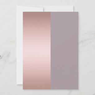 Elegante e mínimo rosa dourado e bloco de cor roxa