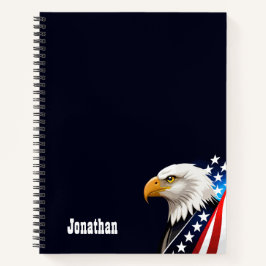 Elegante Eagle Patriótica Minimalista