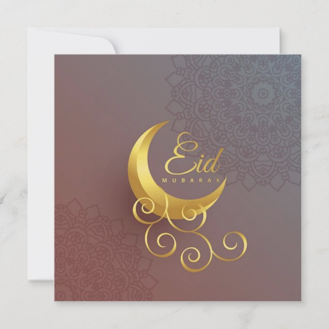 Elegante Eid al-Fitr Crescent Moon (Frente)