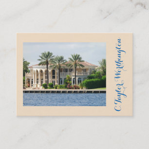 Elegante Elite Real Estate Cartão de visita