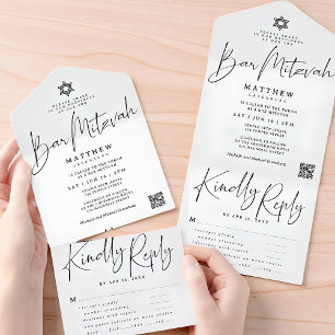 Elegante Estrela de Davi Opção de Refeição QR Bar