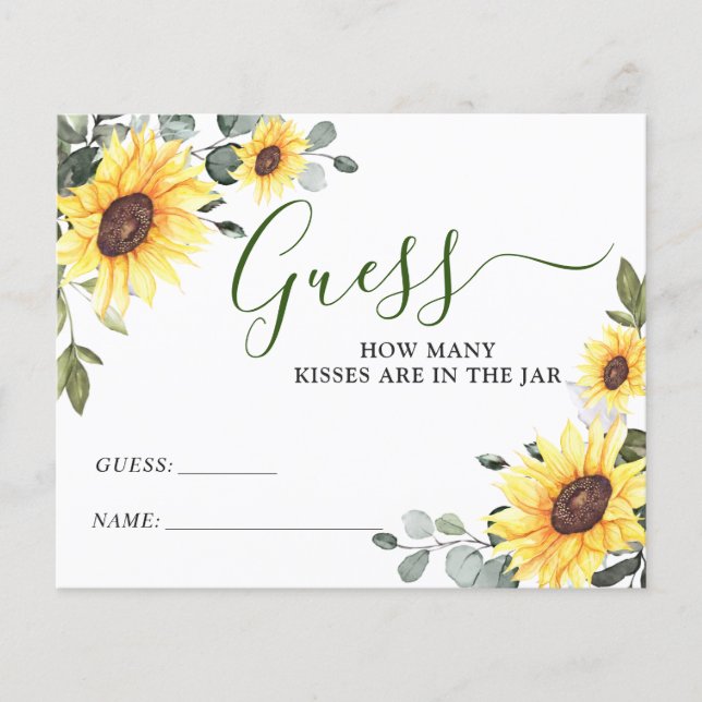 Elegante Eucalyptus Adivinha Quantas Cartas De Jog (Frente)