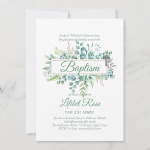 Elegante Eucalyptus Baptism Christening Greenery