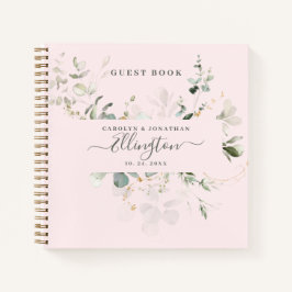 Elegante Eucalyptus Modern Script Fotografia Guest