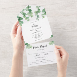 Elegante Eucalyptus Wedding Botanical Greenery Chi