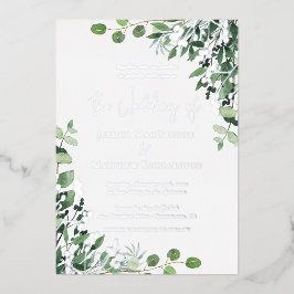 Elegante Eucalyptus Wedding Silver