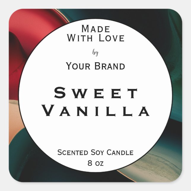 Elegante Fabricado Com Etiqueta De Embalagem De Pr (Frente)