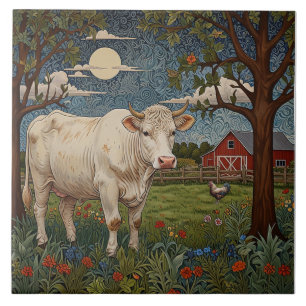 Elegante fazenda de vaca-chic-boho
