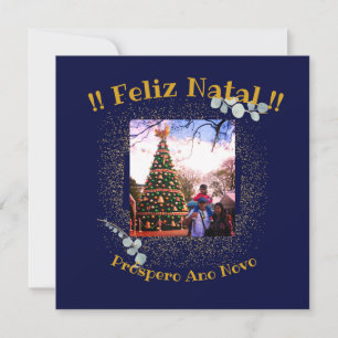 Elegante Feliz Natal e Próspero Ano Português