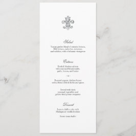 Elegante Fleur de Lis Menu 2