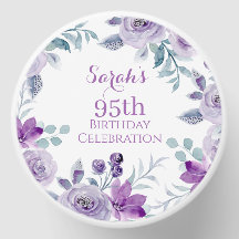 Elegante Floral de Aquarela para Aniversário