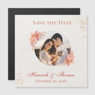 Elegante Floral de Outono Personalizado para Salva