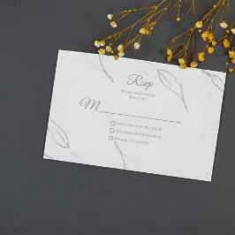 Elegante Floral Rsvp