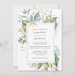 Elegante Folhagem em Aquarela | Casamento Floral R