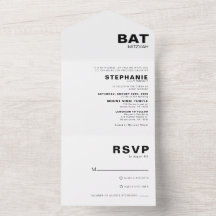 Elegante Formal Minimalista, Bat Mitzvah