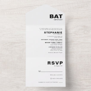 Elegante Formal Minimalista, Bat Mitzvah