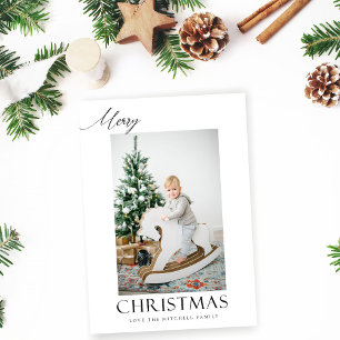 Elegante Foto de Natal Feliz