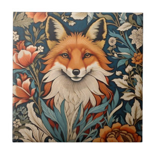 Elegante Fox William Morris Inspirou Floral