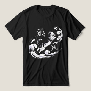 Elegante Gato Ukiyo-e Futebol Para Amantes de Arte