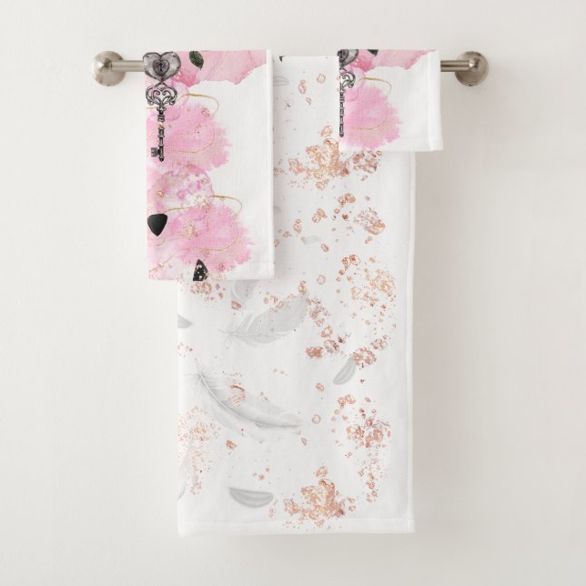 Elegante, gótico, conjunto original de toalhas de  (Insitu)