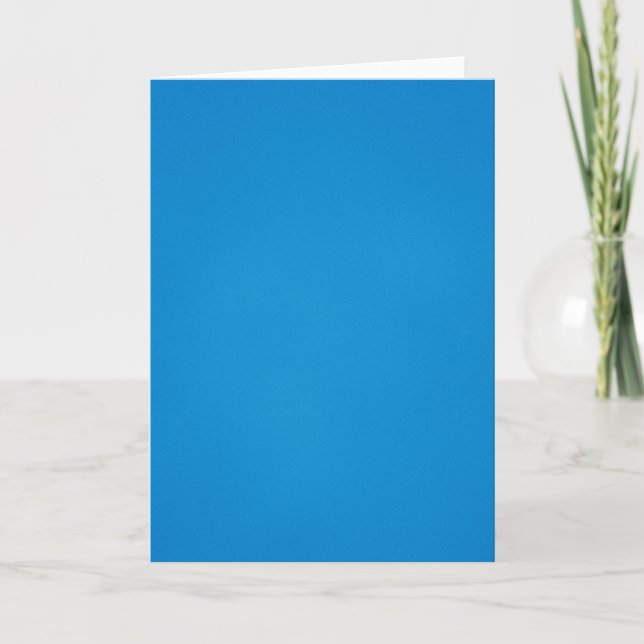 Elegante Grainy Cerulean Blue Note Card Modelo (Frente)